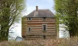 The fortified house of the Bois-Rozé, in Bénarville