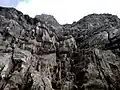 Normal route to the summit