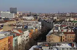 A panoramic view of the southern part of the Tiergarten
