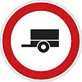 III-33: No vehicles towing trailers
