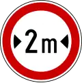 Vehicle width limit