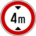 Vehicle height limit
