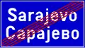 End of built-up area on a highway