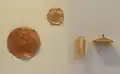 Gold discs and ornaments[214]