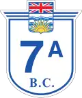 Highway 7A marker