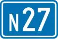 National Route 27 shield}}