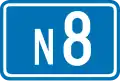 National Route 8 shield}}