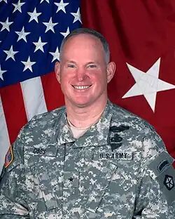 2011 color head and shoulders photo of Brigadier General Ricky Gibbs