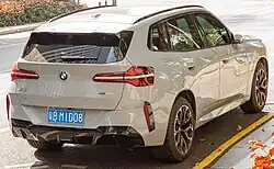 X3 xDrive30L M Sport rear view
