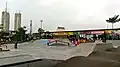 BMX arena and skateboard park