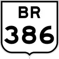 BR-386 shield}}