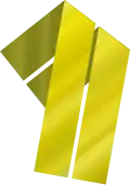 TV 1's fifth logo (1988–1990)