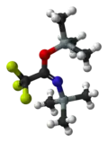 Ball-and-stick model of the BSTFA molecule