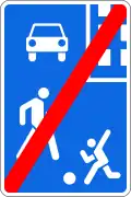 5.39 End of residential area (also uses )