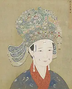 Court portrait of Empress Renhuai, wife of Emperor Qinzong, c. 12th century