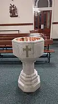 Baptismal font