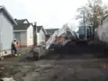 Backfilling clean soil