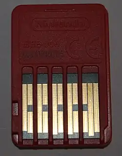 The back of a Nintendo Switch 2 game card