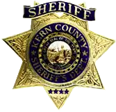 Badge of the Kern County Sheriff
