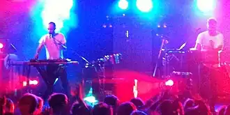 Bag Raiders performing in December 2010