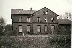 Former Castrop station on the Westphalian Emscher Valley Railway