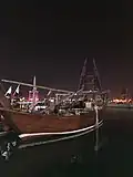 Bahrain Sea Festival - The Bahrain World Trade Centre in the background