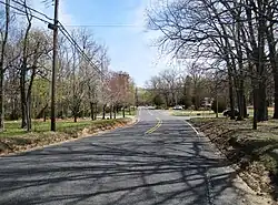 County Route 527A southbound, approaching Baird Road