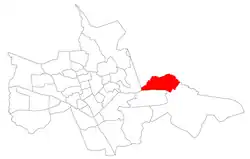 The bairro in District of Sede