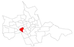 The bairro in District of Sede
