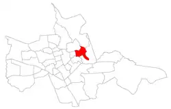 The bairro in District of Sede