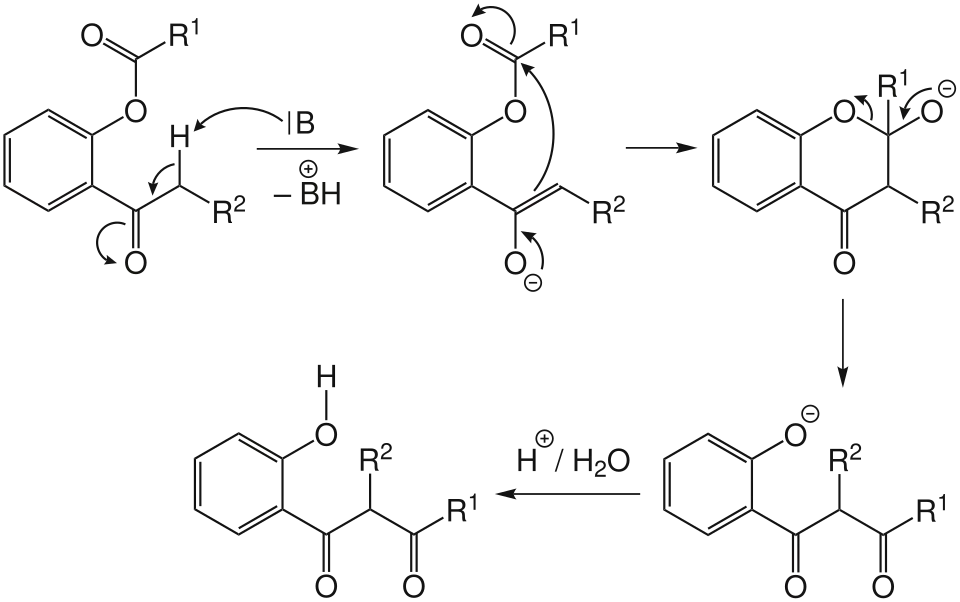 The Baker-Venkataraman rearrangement mechanism