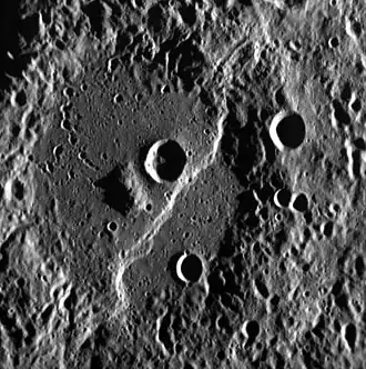 Oblique view at low sun angle