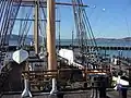 View aft from foredeck