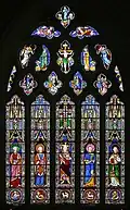 East Window showing Christ with the Four Evangelists