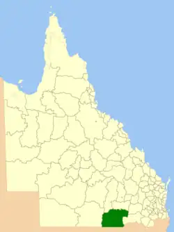 Location within Queensland