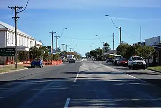 The Sturt Highway at Balranald