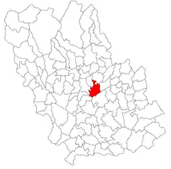 Location in Prahova County