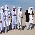 A group of baloch man with Paag