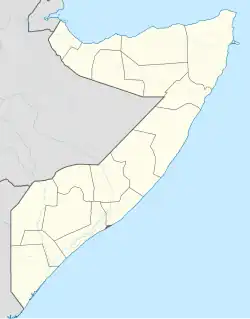 Location in Somalia