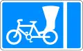 Route for cycles rickshaws
