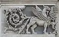 Bankalar Caddesi, detail at No. 11 (Ottoman Central Bank Building)