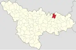 Location in Timiș County