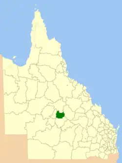 Location within Queensland