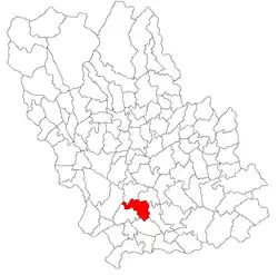 Location in Prahova County