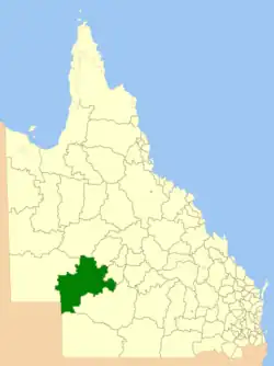 Location within Queensland