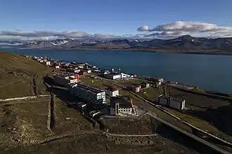 The town from above