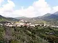 Panoramic view of Bargone, Italy.