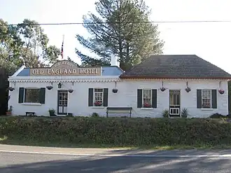 The Old England Hotel, now a bed and breakfast inn, in Barkers Creek, 2008