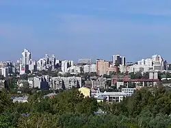 Barnaul as seen from the Nagorny Park