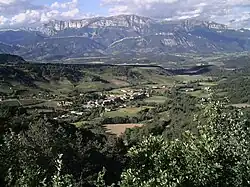 The village and the Glandasse mountain